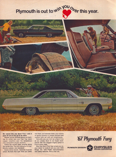 1966 plymouth fury - 1966, print